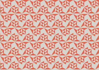 Orange grey geometric pattern background | graphic decoration element design
