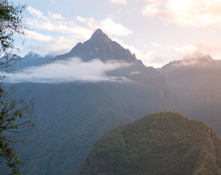 Andes Mountains Landscape at Sunrise in Cusco, Peru