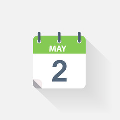 2 may calendar icon