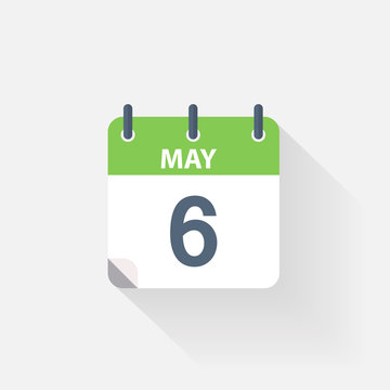 6 may calendar icon