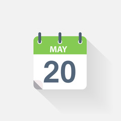 20 may calendar icon