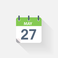 27 may calendar icon