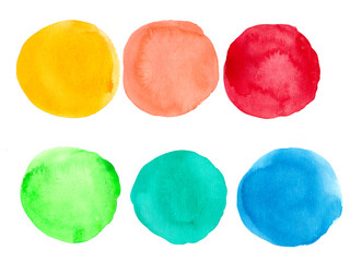 Colorful watercolor hand painted backgrounds