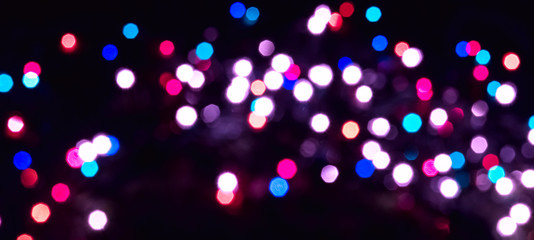 Christmas bokeh lights