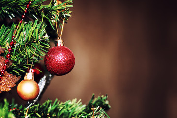 new year tree ball decor