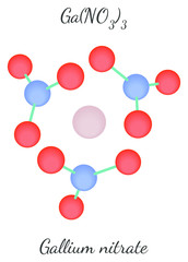 Gallium nitrate GaN3O9 molecule