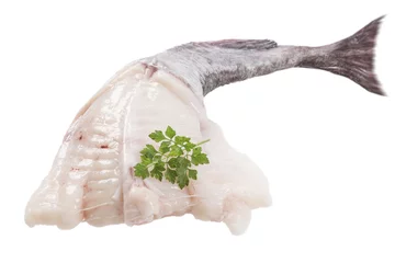 Rollo picture of monkfish in front white background © JPC-PROD