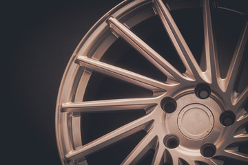 Car rim detail