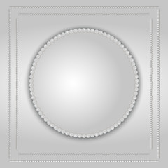 гипсовое украшение, векторная иллюстрация