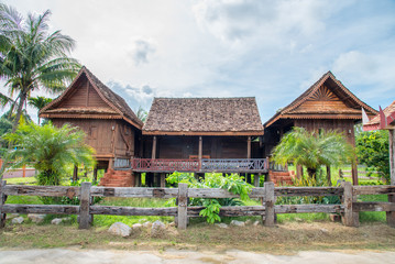 Fototapeta na wymiar Thailand ancient houses