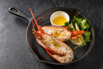 伊勢エビのグリル　 Butter sauce of the lobster