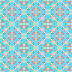 Ethnic floral seamless pattern