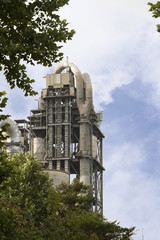 Fototapeta premium 시멘트 공장 이미지