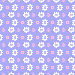 floral lila pattern