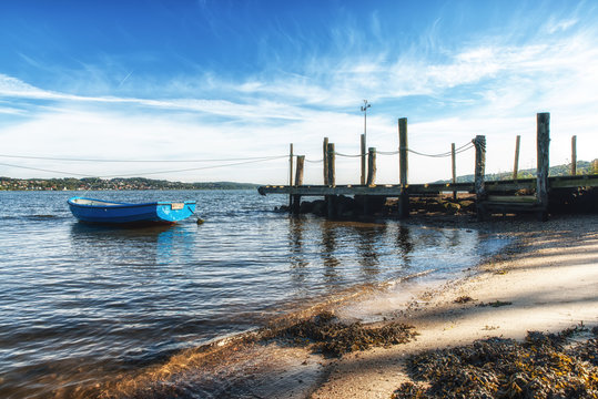 Jetty and Boat