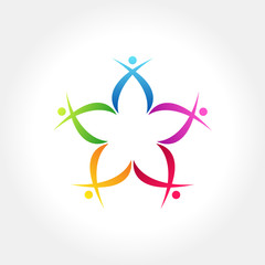 Colorful Star logo and icon design
