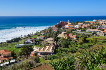 Town of Jardim do Mar, Madeira island (Portugal)