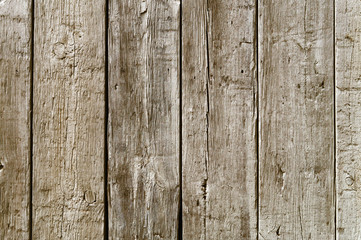 Braune Holz Bretterwand als Hintergrund / Copyspace / Textfreiraum