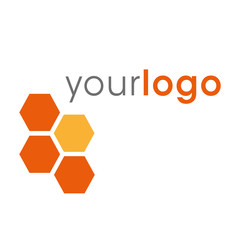 Modern logo design: logotype for different companies, as food, honey farm, bee livestock, farm animals, organic and biological products, farm holiday. Vector image, isolated on white background.