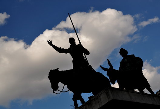  Don Quichote Denkmal in Br&uuml;ssel