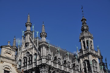Fototapeta na wymiar Gothische Gebäude in Brüssel / gothic building in Bruxelles