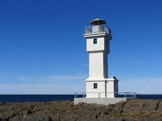 Fototapeta na wymiar Der alte Leuchtturm von Akranes an der Westküste von Island
