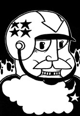 sketch comic painted persons