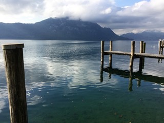 Vierwaldstätter See / Blick von Weggis über den See zum Bürgenstock