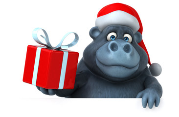 Fun gorilla - 3D Illustration