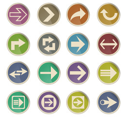 arrow icon set