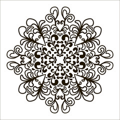 Bohemian Indian Mandala print.