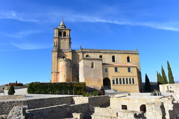 Fototapeta na wymiar Festungsanlage La Mota in Alcalá la Real, Jaén (Andalusien)
