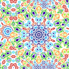 Mandala pattern for printing on fabric or paper.