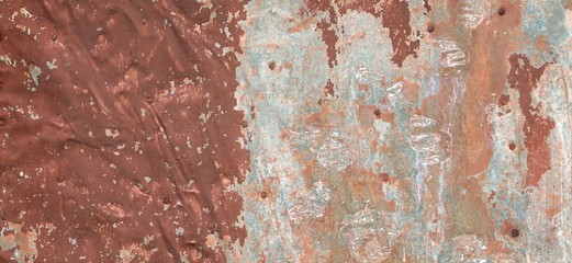 Wreck Red Old Brick Wall With Broken Plaster Background Texture