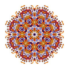 Openwork vector mandala