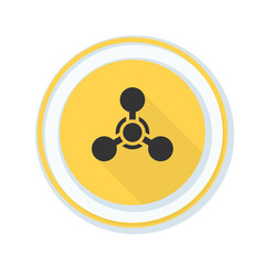 Chemical hazard sign