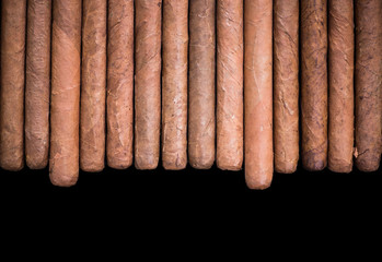 Cuban cigars tobacconist baner or background