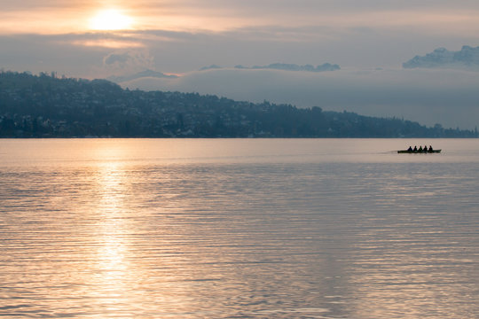 Kilchberg at the lake of Zurich