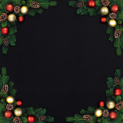 Christmas fir branches