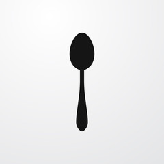 spoon icon illustration