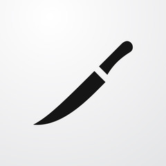 knife icon illustration