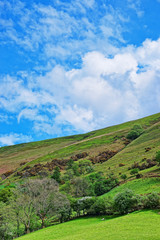 Fototapeta na wymiar Beautiful mountains in Snowdonia National Park