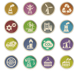 industry icon set