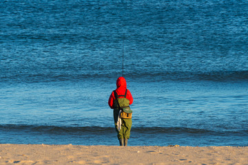 A Fisherman in Winter