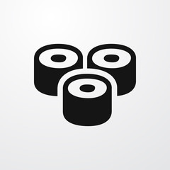 sushi icon illustration