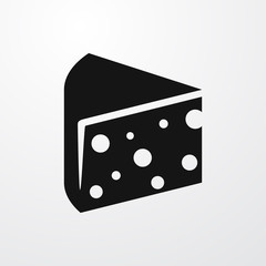 cheese icon illustration