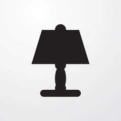 table lamp icon illustration