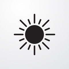 sun icon illustration