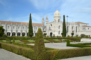 Fototapeta na wymiar Jeronimos Monastery, Lisbon.