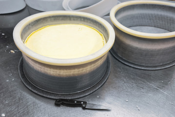 Comte Cheese in special forms in dairy